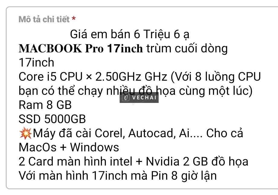 Nhìn hình là biết máy cỡ nào rồi 17inch i5