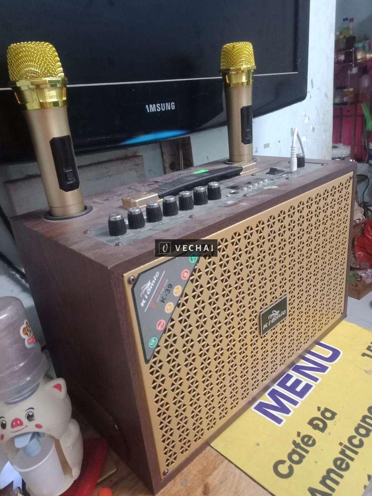 Loa karaoke kèm 2 mic