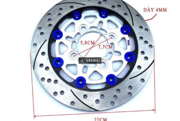 Đĩa Thắng Trước 220MM MRC 4 Lỗ Gắn Nhiều Loại Xe