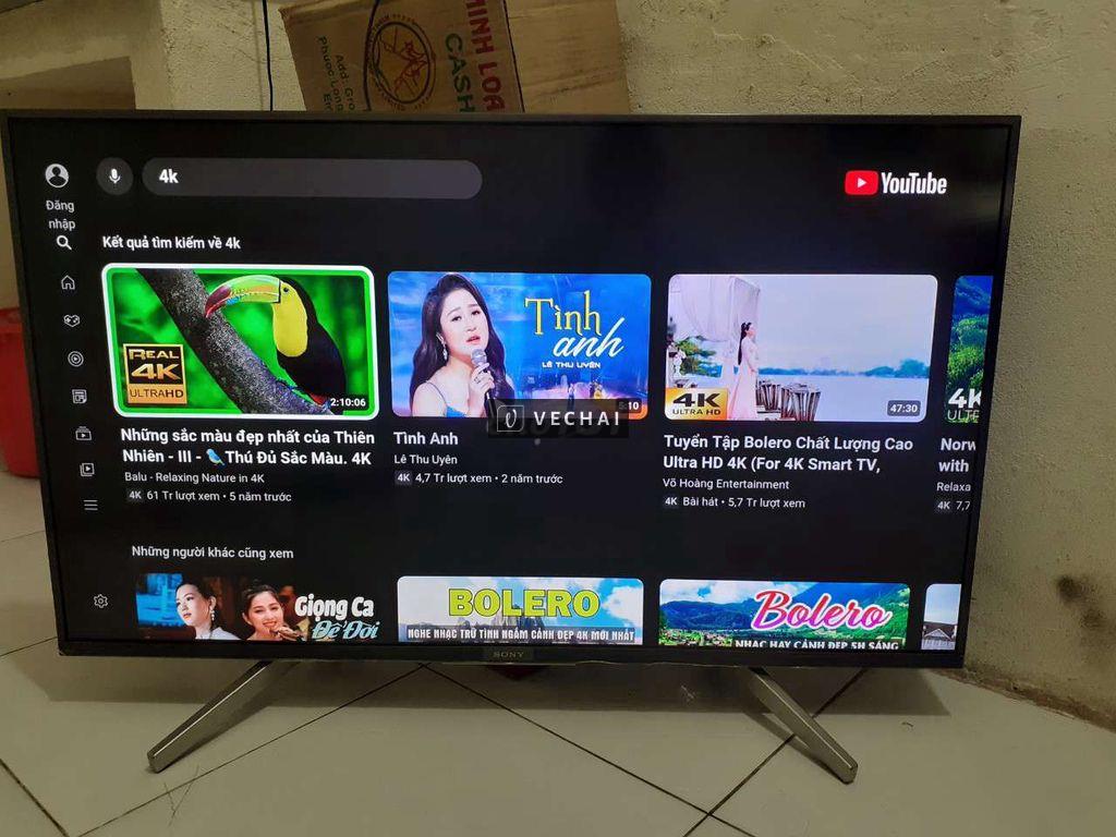 tivi Sony 43 inch 4K giọng nói bluetooth