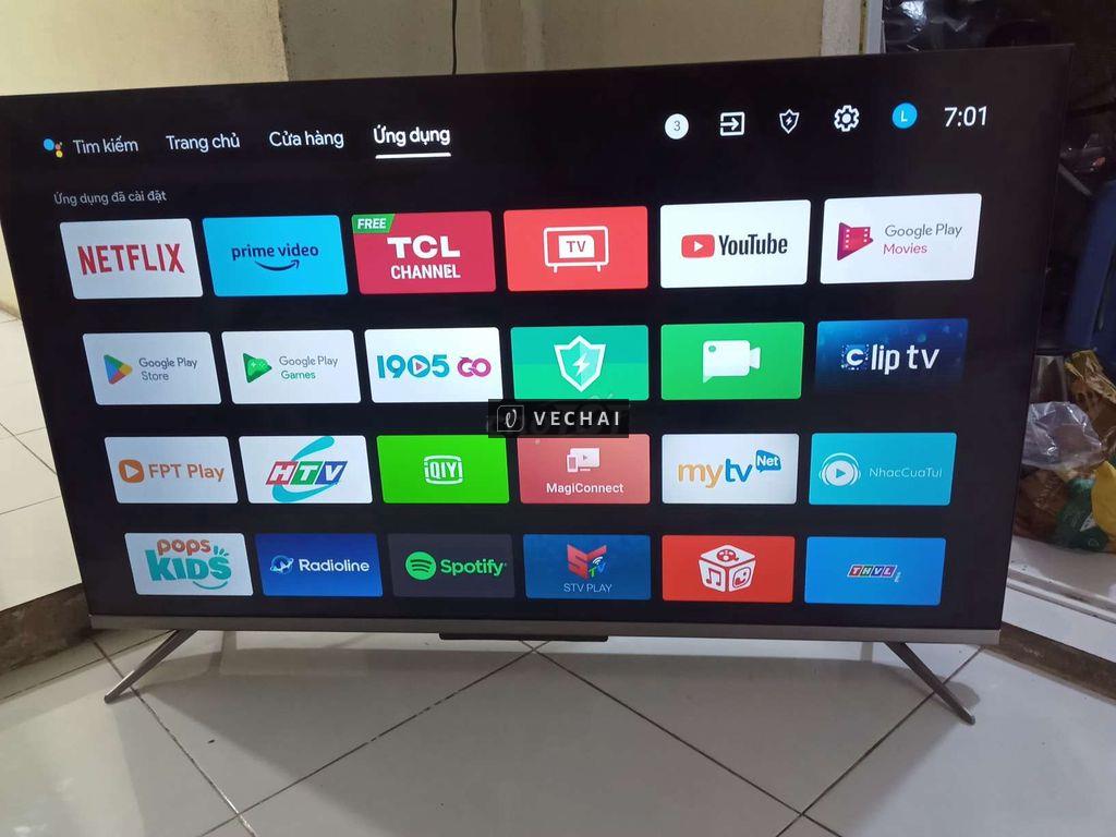 smart tivi 50 inch TCL 4k giọng nói của bluetooth