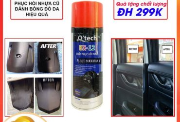 Bình xịt OTech BX12 Phục hồi nhựa, làm bóng nhựa