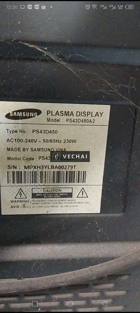 Thanh lý xác tivi samsung 43in hư màn