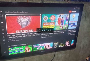 Tivi Samsung LCD 42in +hộp tvbox wifi yutobe  đẹp