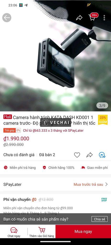 Camera Hành Trình KATA DASH KD001