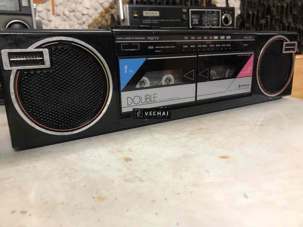 đài radio cassette HITACHI TRK-W 103 điện 100v