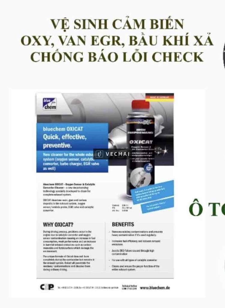 Oxicat Bluechem-Đức, Ngăn báo lỗi động cơ