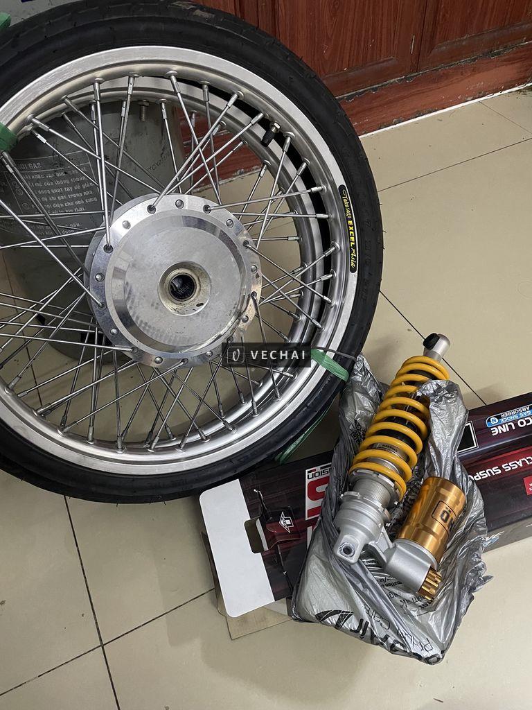 Bánh căm + Phuộc ohlins Vario, AB, Vison, Luvias