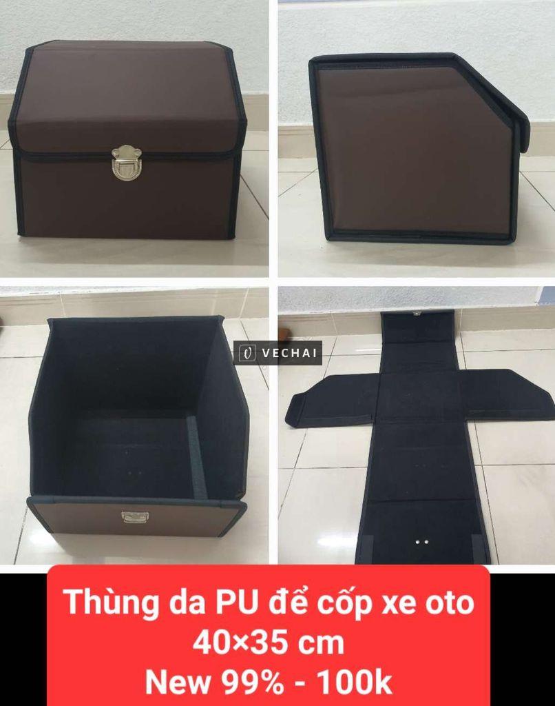 Thùng xếp pu da đa năng để xe oto du lịch