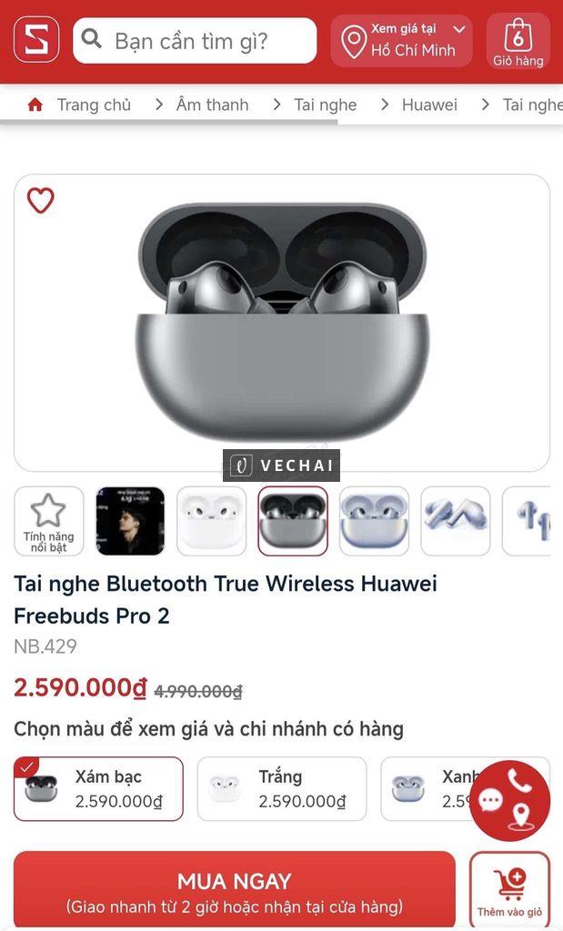 Huawei Freebuds Pro 2 nguyên Seal 100%.