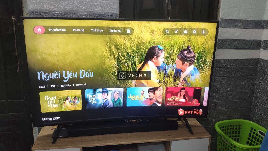 Tivi samsung màn cong 55 inch internet giọng nói