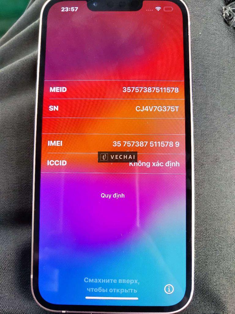 Xác Iphone 13 icloud