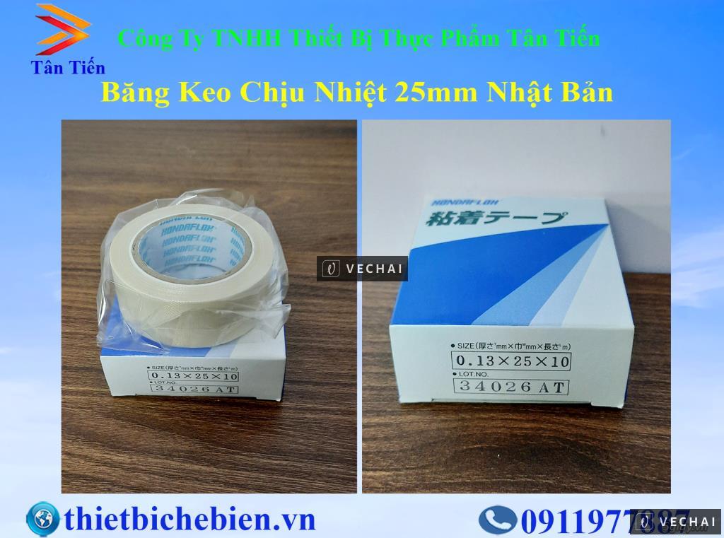 Băng dính chịu nhiệt 25mm Nhật Bản