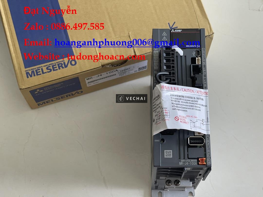 Servo Driver MR-J4-100A Giải pháp hoàn hảo cho chuyển động chính xác