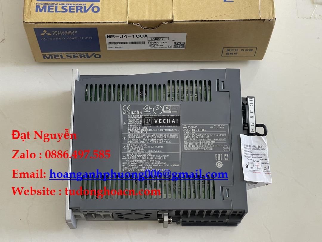 Servo Driver MR-J4-100A Giải pháp hoàn hảo cho chuyển động chính xác