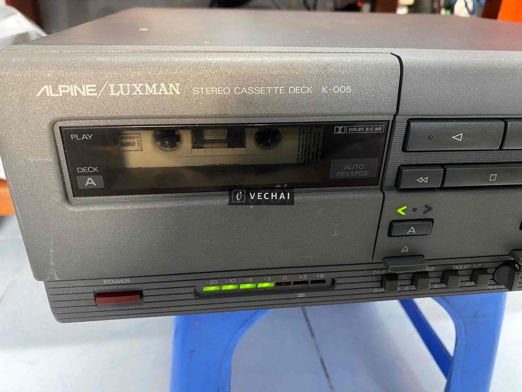 cassette luxman.k-005 .âm thanh hay.hàng hiếm