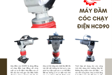 Máy đầm cóc chạy điện HCD90