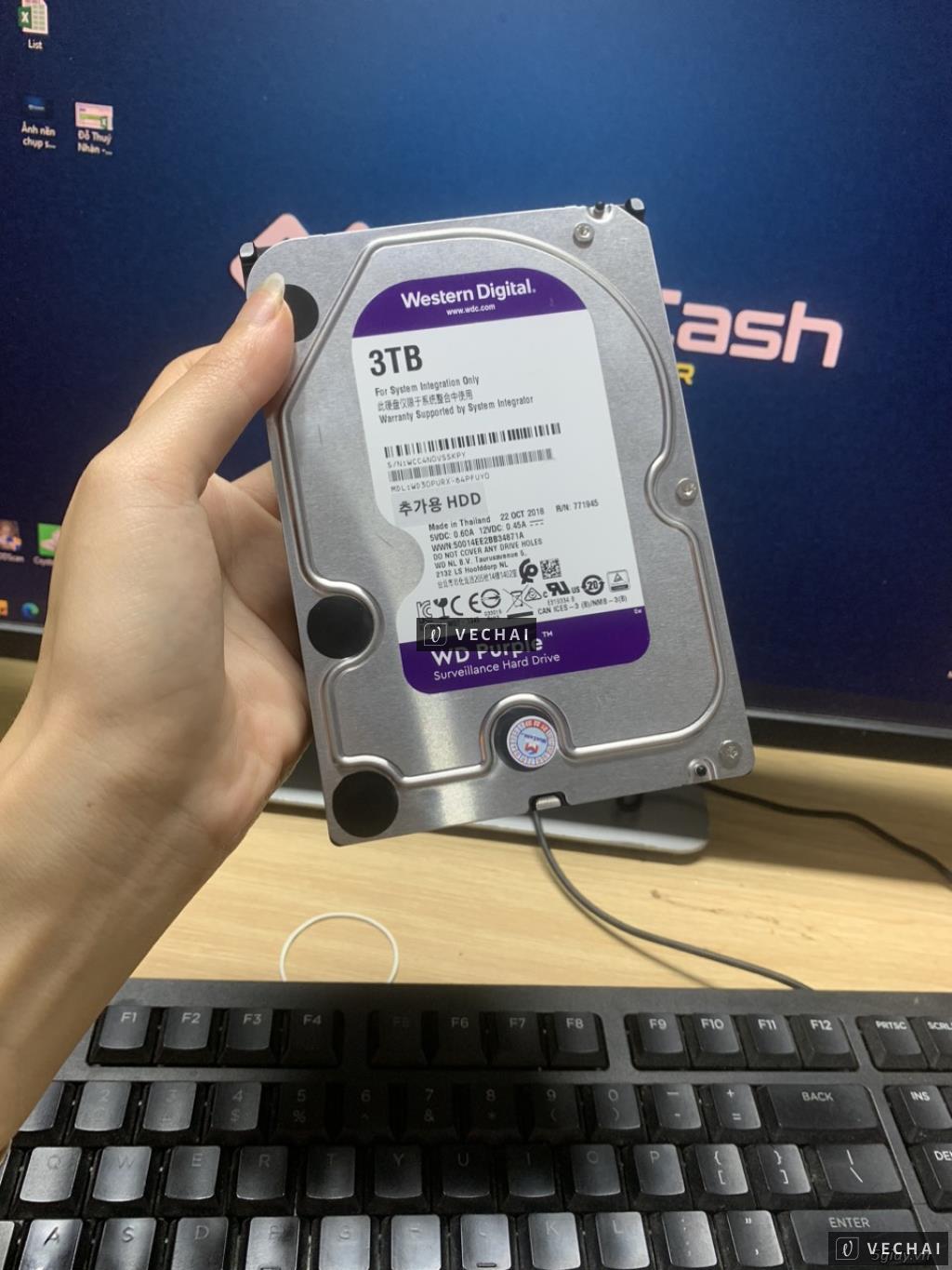 Hdd 3tb wd tím