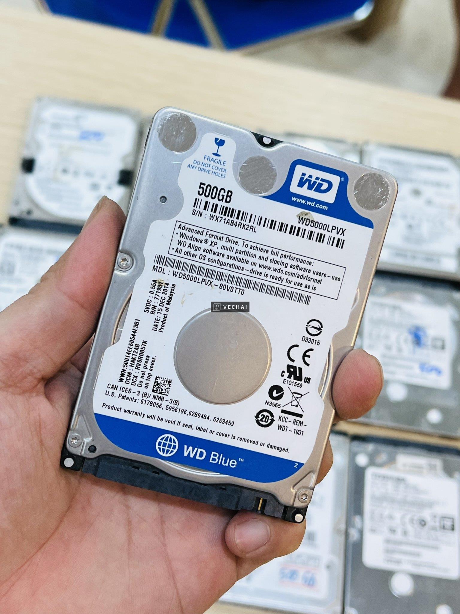 THANH LÝ Ổ CỨNG HDD 500GB BÓC TRỰC TIẾP MÁY RA – bóc trực tiếp từ máy đang sử dụng ra – A em về cắm