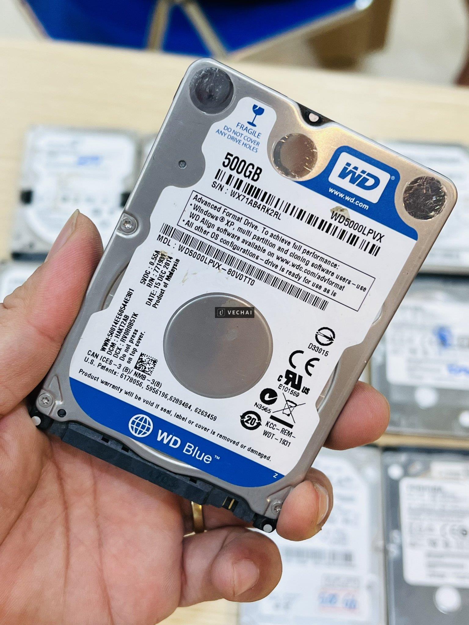 THANH LÝ Ổ CỨNG HDD 500GB BÓC TRỰC TIẾP MÁY RA – bóc trực tiếp từ máy đang sử dụng ra – A em về cắm