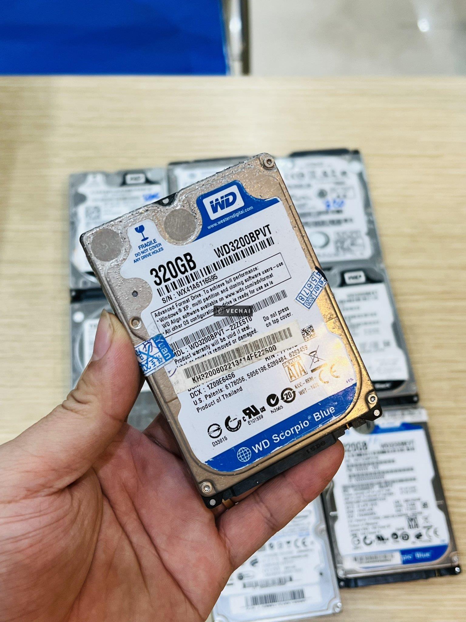 THANH LÝ Ổ CỨNG HDD 320GB BÓC TRỰC TIẾP MÁY RA – bóc trực tiếp từ máy đang sử dụng ra – A em về cắm