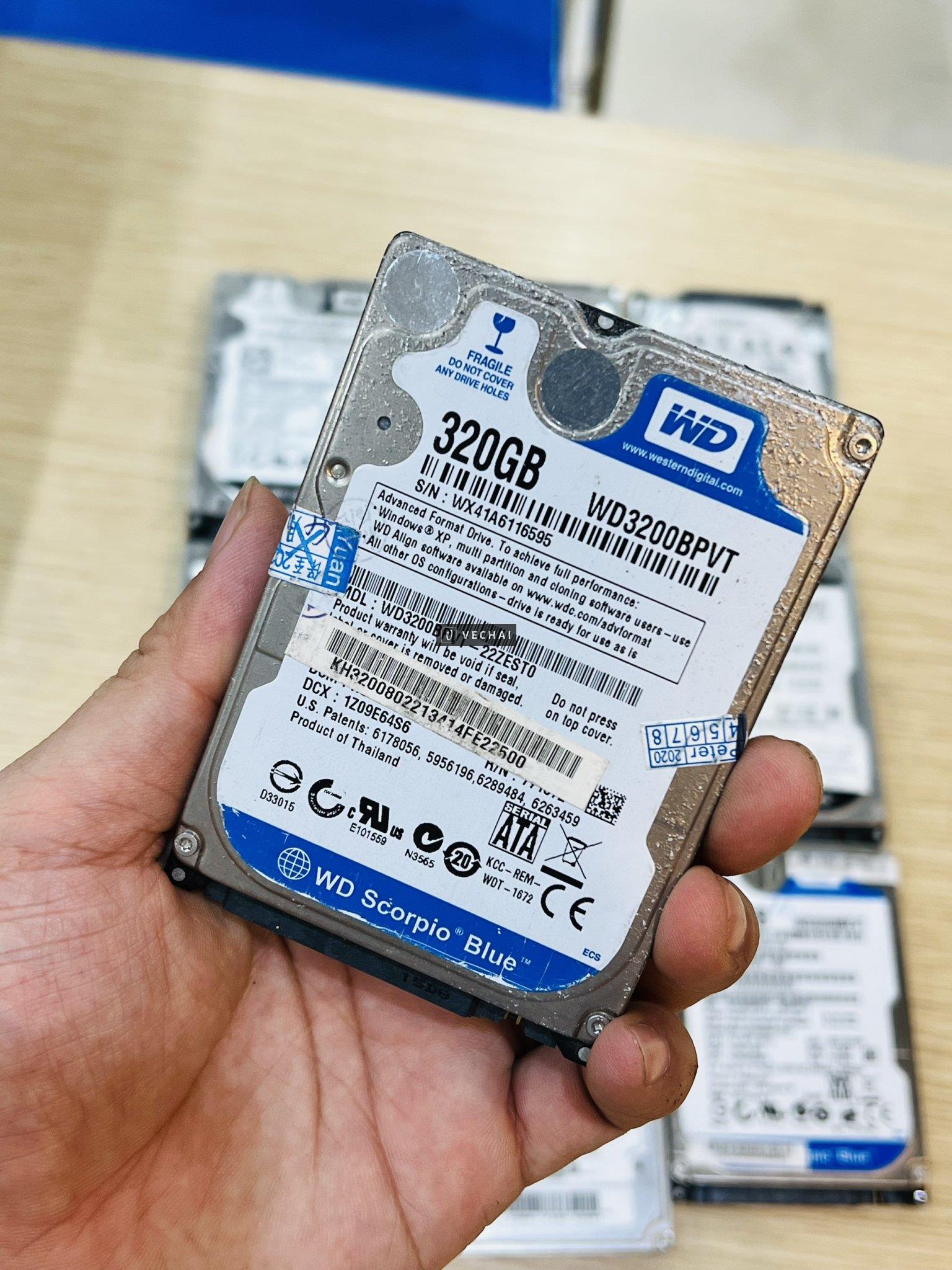 THANH LÝ Ổ CỨNG HDD 320GB BÓC TRỰC TIẾP MÁY RA – bóc trực tiếp từ máy đang sử dụng ra – A em về cắm