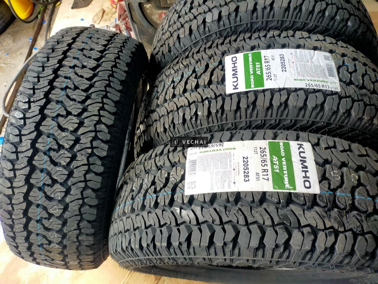 Lốp Kumho 265/65r17 AT51 Mới THANH LÝ