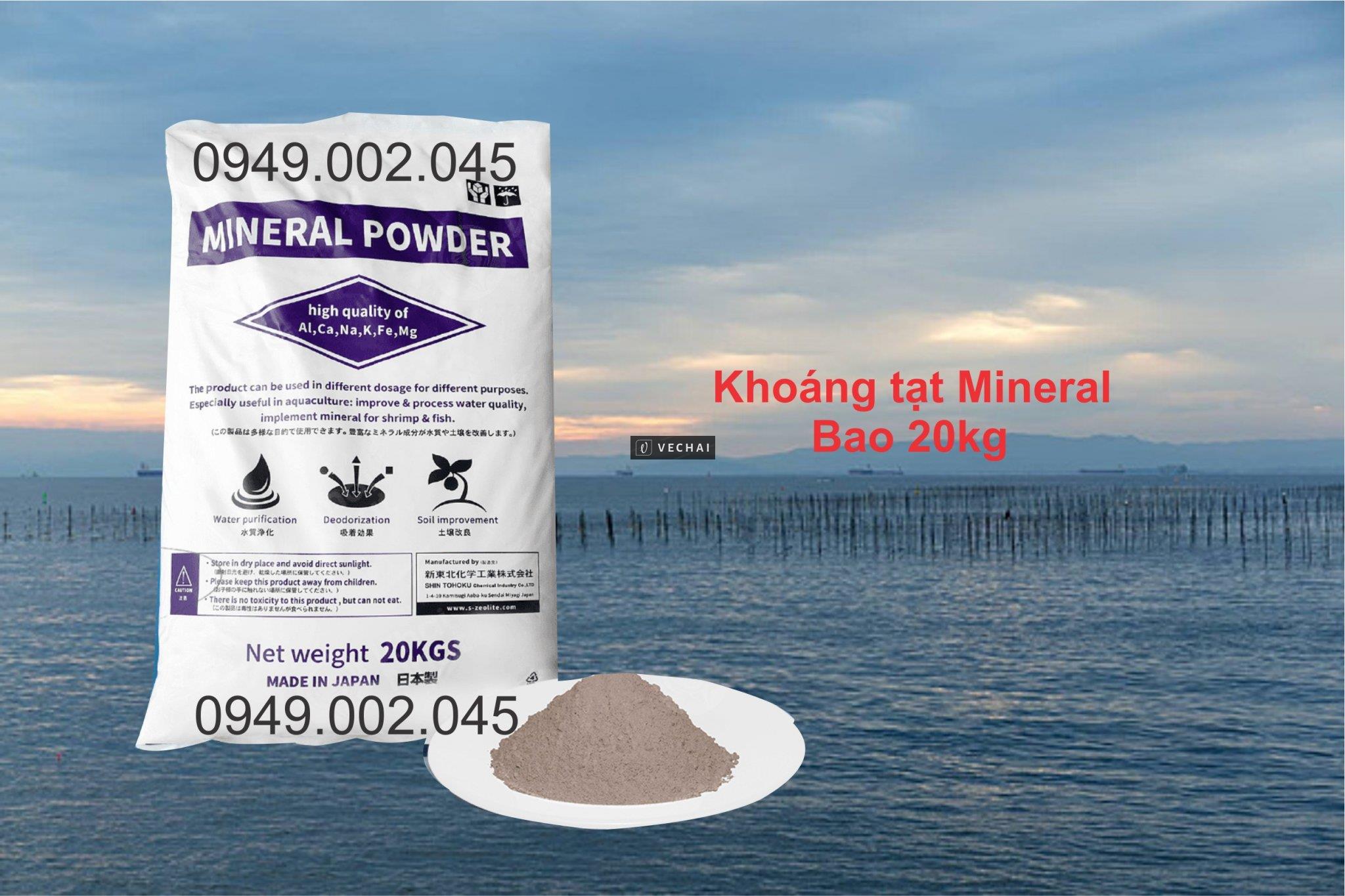 Mineral Powder – Khoáng tạt dạng bột cho tôm cá