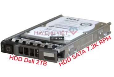 Ổ CỨNG SERVER HDD Dell 2TB 7.2K RPM SATA 6Gbps 3.5inch SIÊU BỀN – Có khe cắm cho server tiện lợi – e