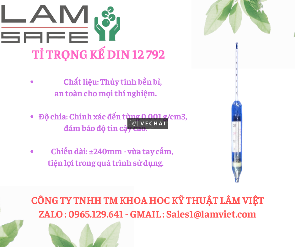 Tỉ trọng kế DIN 12 971