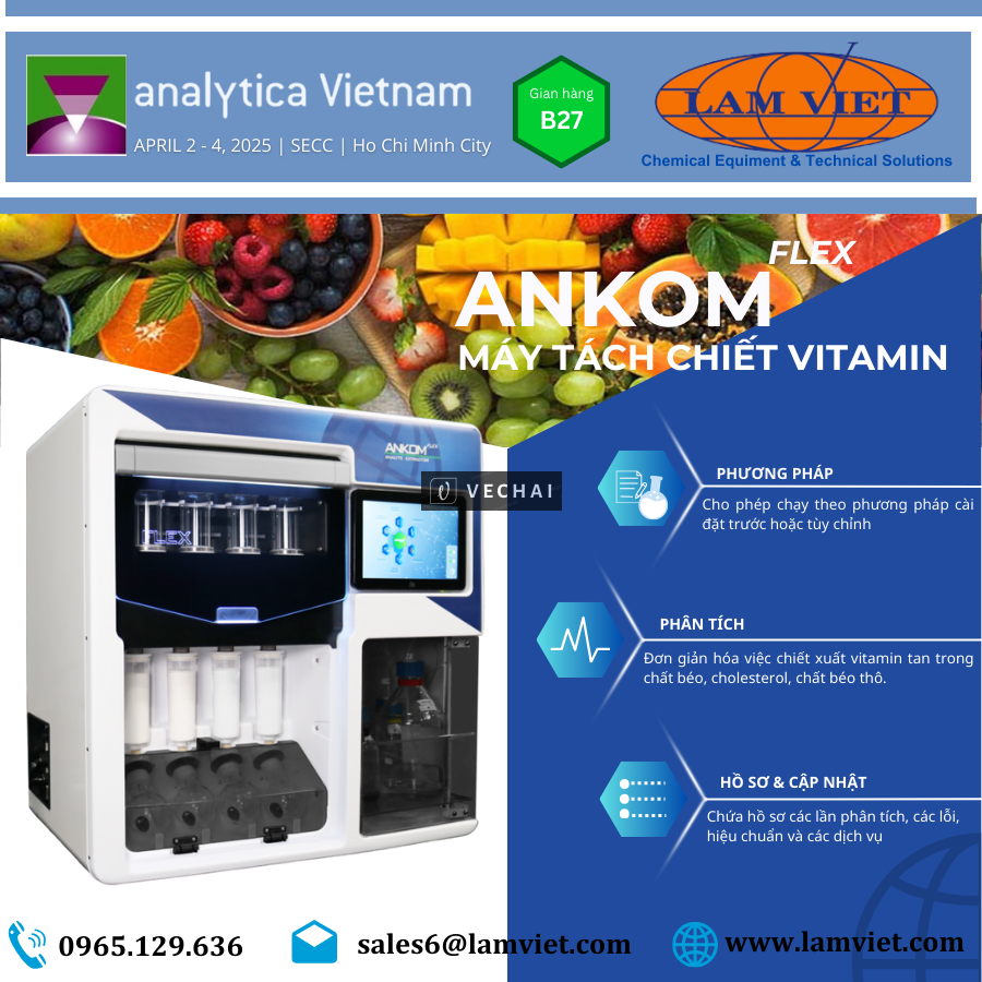 ANKOM FLEX – Máy Tách Chiết Vitamin A, D, E