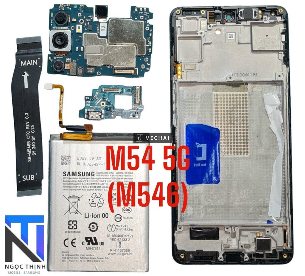 Bán M54 M546  1. Màn zin ok new  2. VÕ SƯỜN LƯNG KHAY SIM  3. MAIN CỤM SẠC OK  4. CAMERA OK PIN OK  CẦN