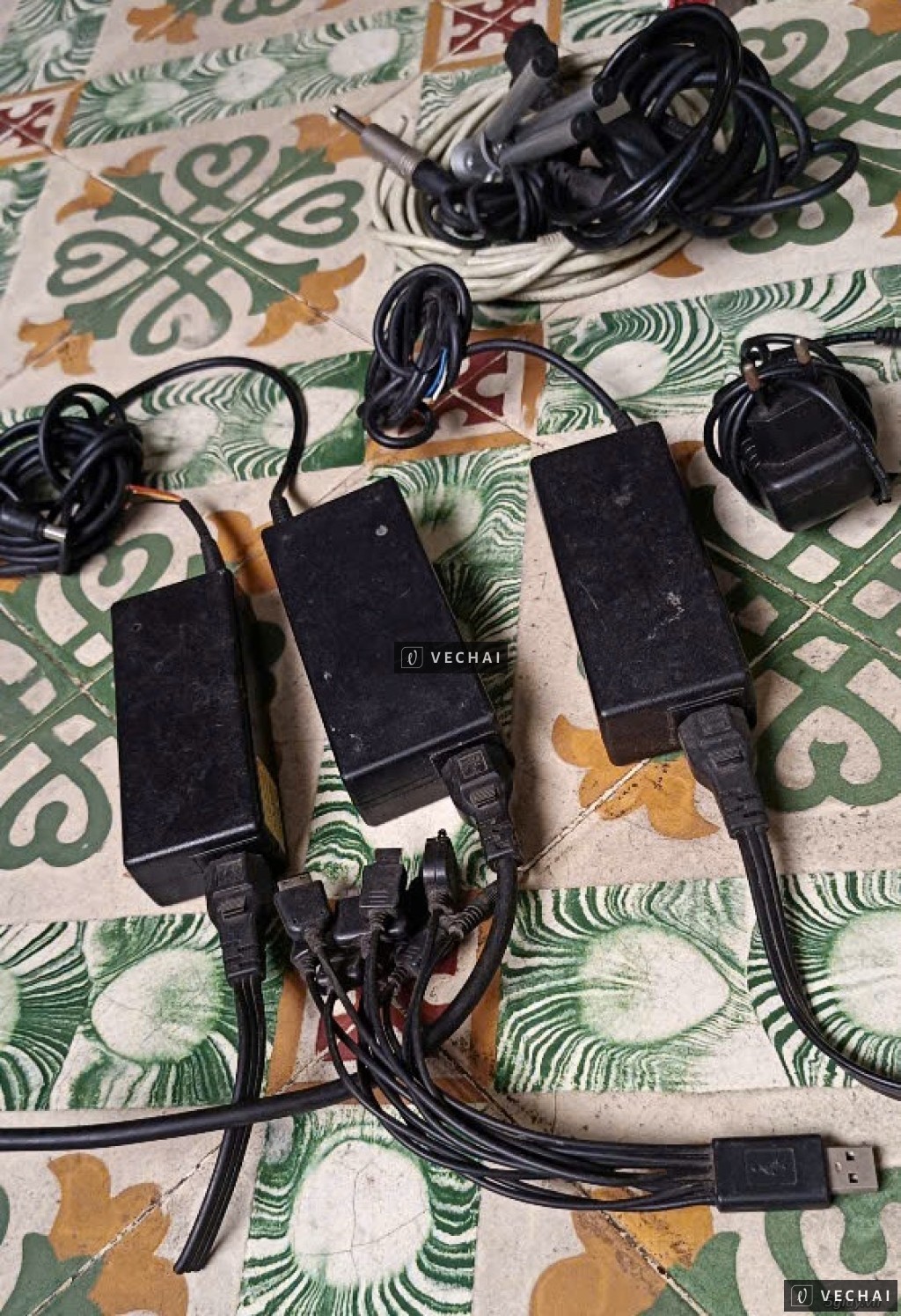 Combo 3 sạc laptop và adaper 12V