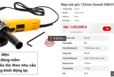 HCM. Thanh lý máy mài góc cầm tay Dewalt DWE4119-B1 950W-125mm