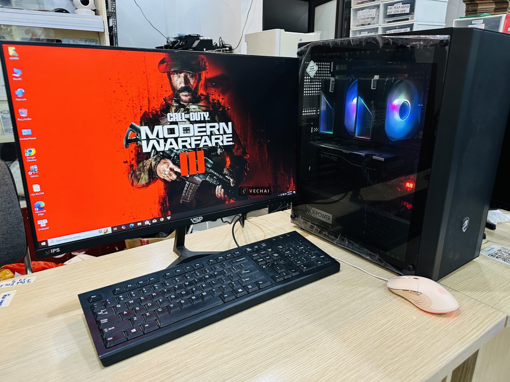 THANH LÝ CASE E5 2680V4 28 NHÂN 56 LUỒNG RAM 64GB VGA RX 580 THA HỒ LÀM VIỆC CHƠI GAME GIẢ LẬP – CTY