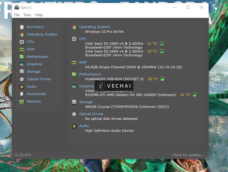 THANH LÝ CASE E5 2680V4 28 NHÂN 56 LUỒNG RAM 64GB VGA RX 580 THA HỒ LÀM VIỆC CHƠI GAME GIẢ LẬP – CTY
