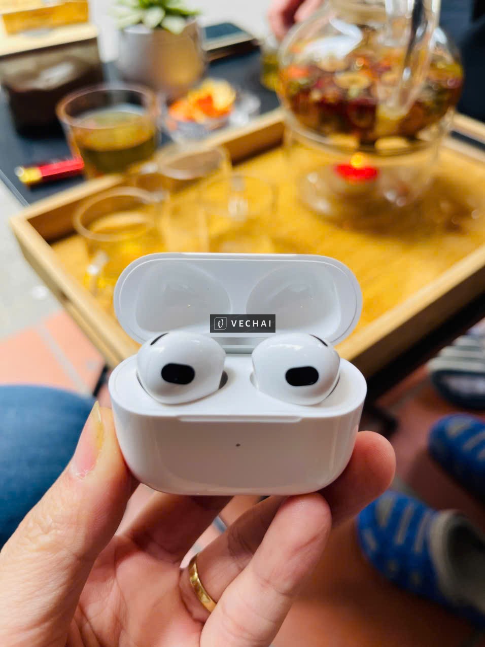 AIRPODS 3 CHÍNH HÃNG NGOẠI HÌNH ỔN PIN TỐT 3-4H – Bản chính hãng, hết bảo hành – Ngoại hình tai phải