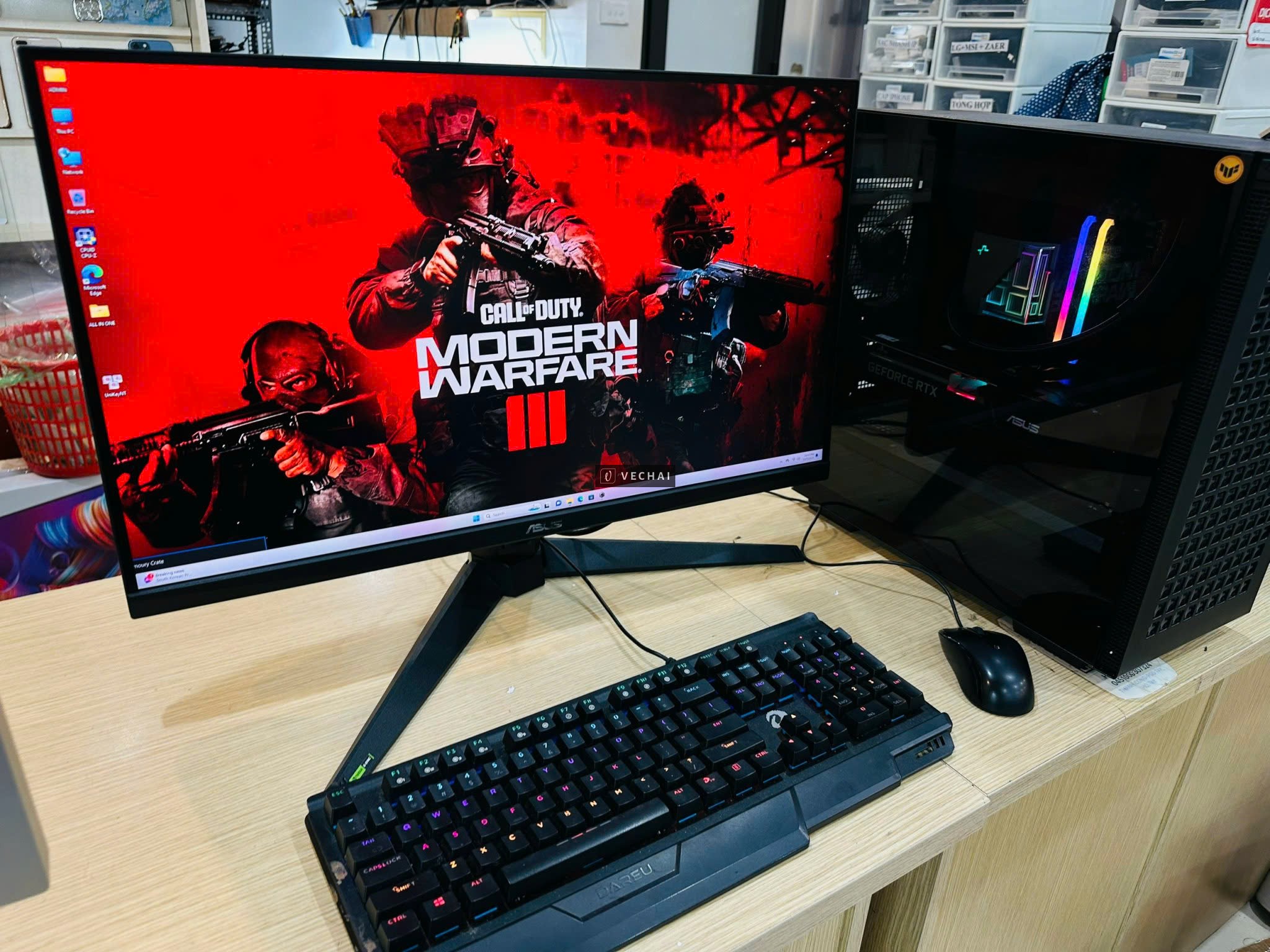 Thanh Lý Case I5 14500/32GB/RTX3060/SSD1TB cho a em Chiến Game làm đồ họa BH 5.2027 – CPU:  Core i5-