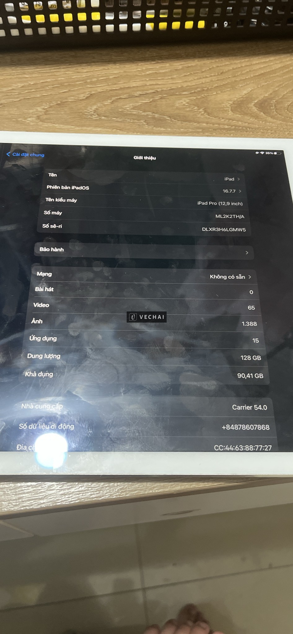 Thanh lý Ipad 12.9 128gb