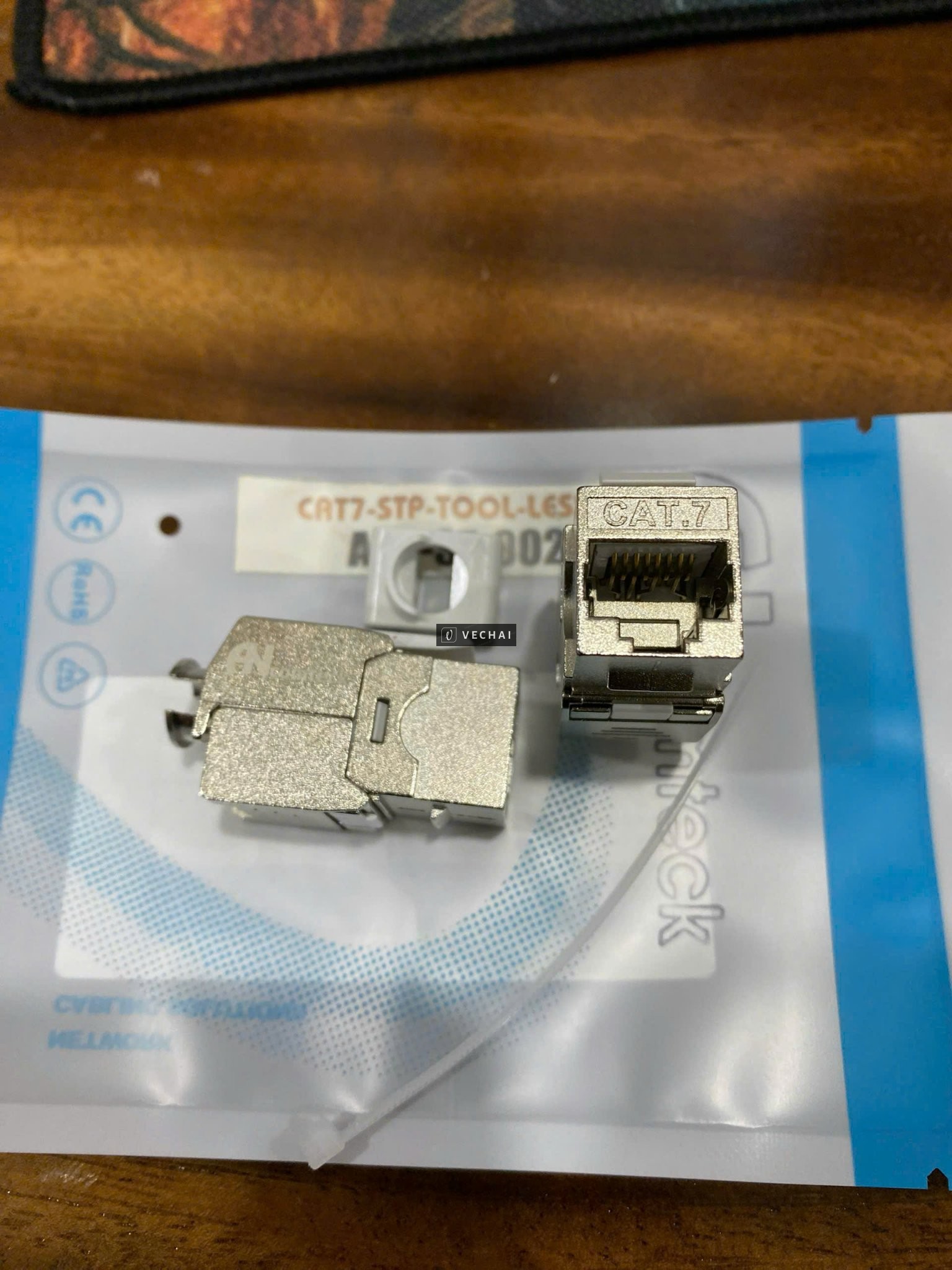 Ổ cắm RJ45 đa năng CAT7 FTP Shielded có chống nhiễu (100/1000) Ancomteck, Mudule CAT7 ACT-S7-002