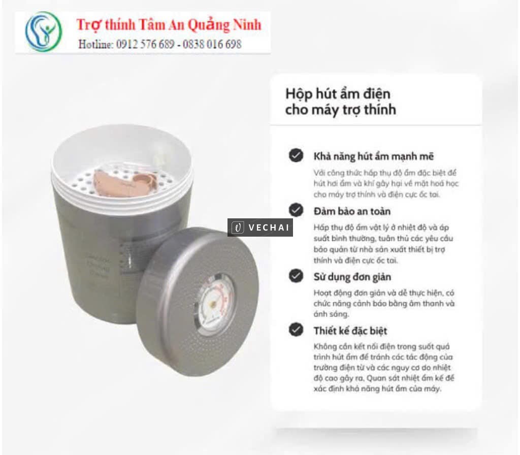 Tại sao phải sấy và hút ẩm thiết bị trợ thính thường xuyên, tâm an quảng ninh