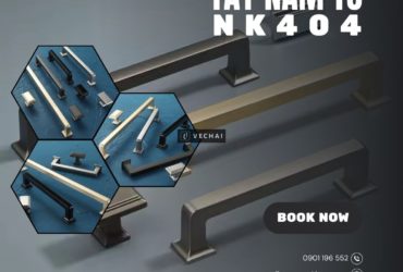 Tay nắm tủ thanh vuông cao cấp NK404 | Zalo 0901 196 552