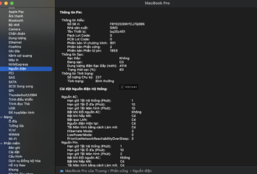 Macbook Pro 2020 13 Chip core i7, Ram 16GB, SSD 512GB Touchbar màu xám Gray