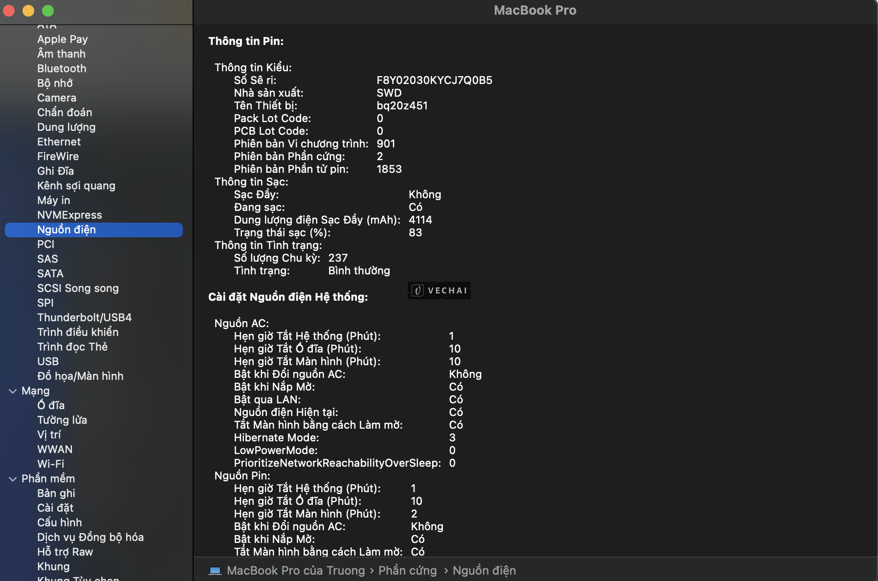 Macbook Pro 2020 13 Chip core i7, Ram 16GB, SSD 512GB Touchbar màu xám Gray