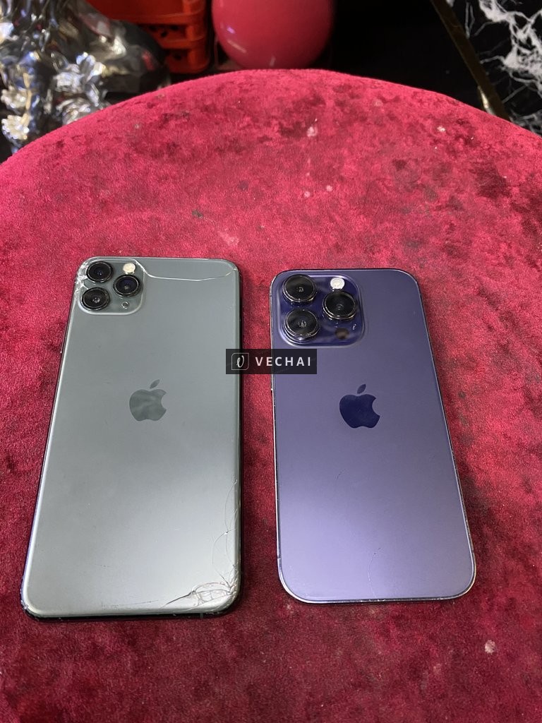 Bán bán cụm 14pro và 11prmax zin hello
