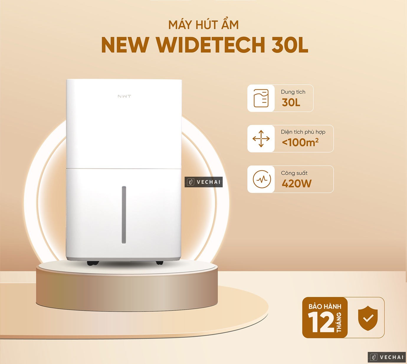 Lý do nên sử dụng máy hút ẩm New Widetech WDH330EFW1 30L
