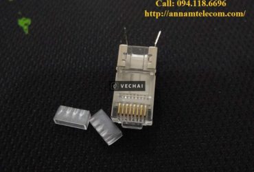 Modul Jack RJ11/RJ45 -Hạt Mạng Cat5/Cat6/Cat6A/Cat7 chống nhiễu