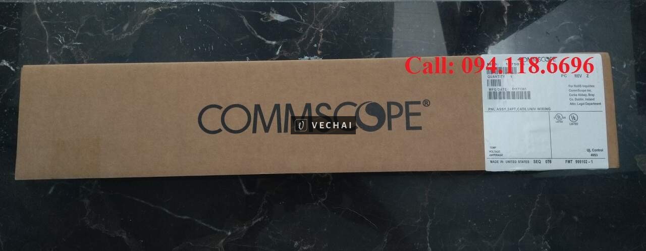 Thanh đấu nối 24 cổng Cat6A, STP, CPP-SDDM-SL-1U-24 port 760237046