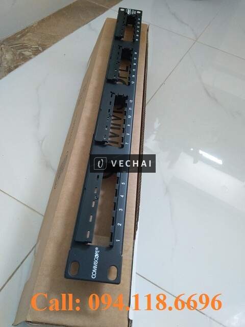 Thanh đấu nối 24 cổng Cat6A, STP, CPP-SDDM-SL-1U-24 port 760237046