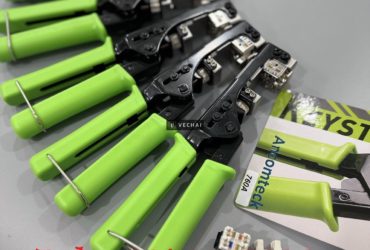 Sẵn Kìm bóp nhân mạng 1 lần 8 sợi chuẩn thẳng, ngang dùng cho nhân mạng Commscope, panasonic